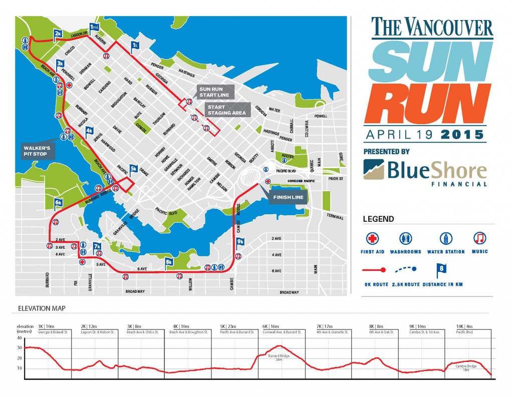 Course Map 10K Only_SunRun2015